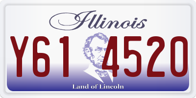IL license plate Y614520