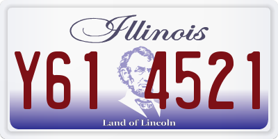 IL license plate Y614521