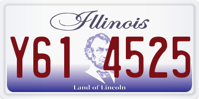 IL license plate Y614525