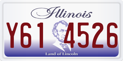 IL license plate Y614526