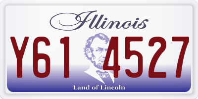 IL license plate Y614527