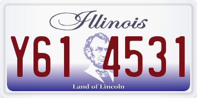 IL license plate Y614531