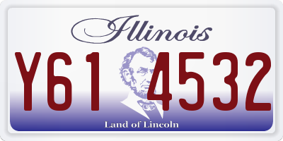 IL license plate Y614532