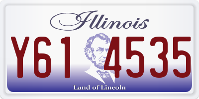 IL license plate Y614535