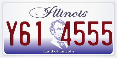 IL license plate Y614555