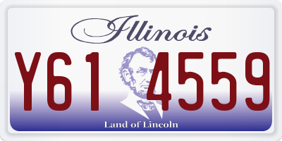 IL license plate Y614559