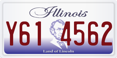 IL license plate Y614562