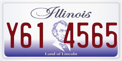 IL license plate Y614565