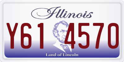 IL license plate Y614570