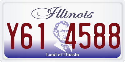 IL license plate Y614588
