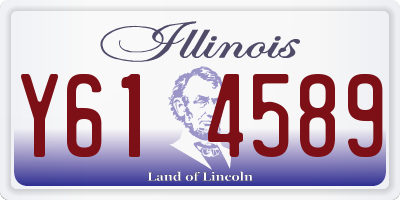 IL license plate Y614589