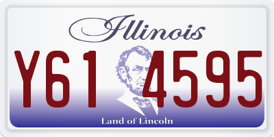 IL license plate Y614595