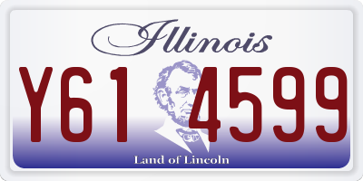 IL license plate Y614599