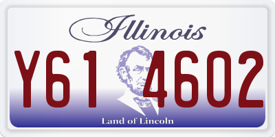 IL license plate Y614602