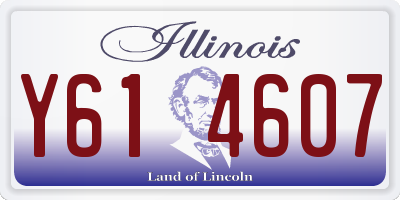 IL license plate Y614607