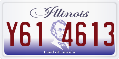 IL license plate Y614613