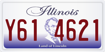 IL license plate Y614621