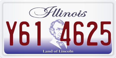 IL license plate Y614625