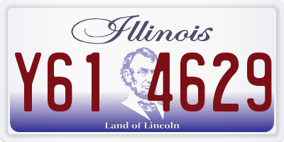 IL license plate Y614629
