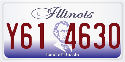 IL license plate Y614630
