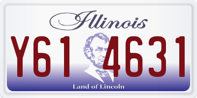 IL license plate Y614631