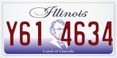 IL license plate Y614634