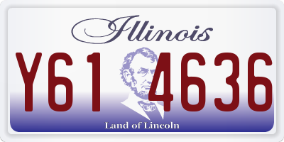 IL license plate Y614636