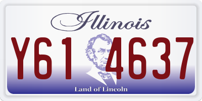 IL license plate Y614637