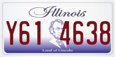 IL license plate Y614638