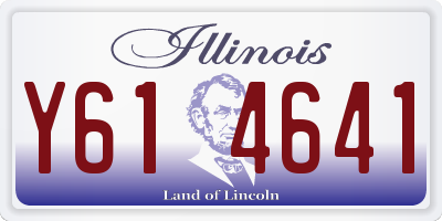 IL license plate Y614641