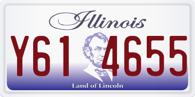 IL license plate Y614655