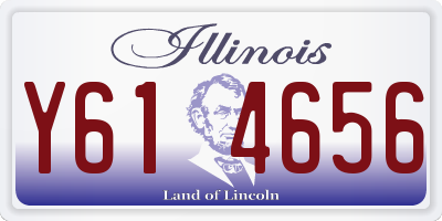IL license plate Y614656