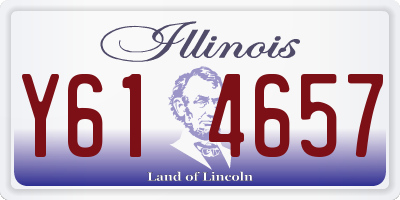 IL license plate Y614657