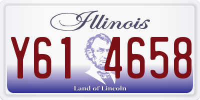 IL license plate Y614658