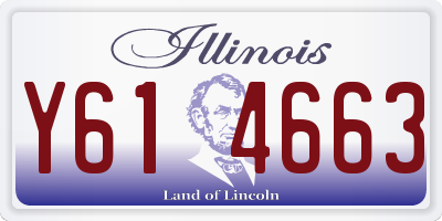 IL license plate Y614663