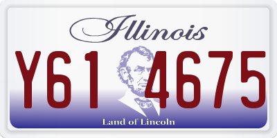 IL license plate Y614675