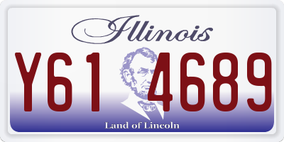 IL license plate Y614689