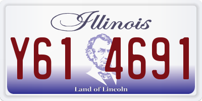 IL license plate Y614691