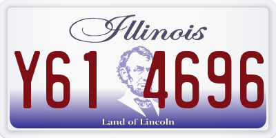 IL license plate Y614696