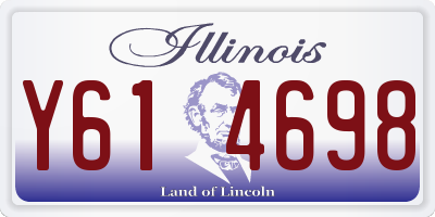 IL license plate Y614698