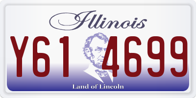 IL license plate Y614699