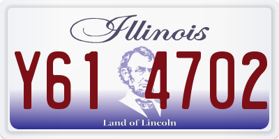 IL license plate Y614702
