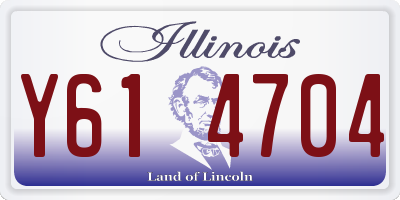 IL license plate Y614704