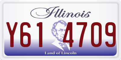 IL license plate Y614709