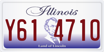 IL license plate Y614710