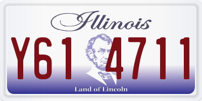 IL license plate Y614711