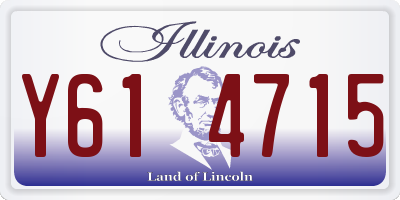 IL license plate Y614715
