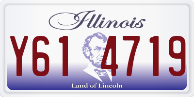 IL license plate Y614719