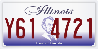 IL license plate Y614721