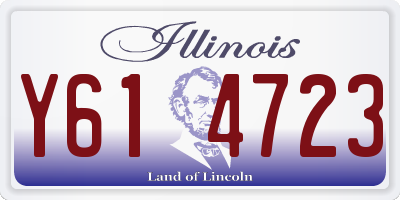 IL license plate Y614723